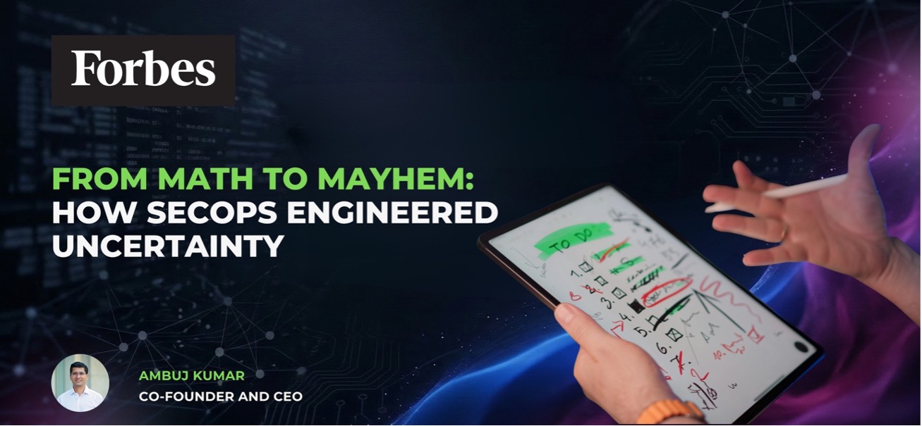 SecOps Isn't Broken. It's Built That Way.